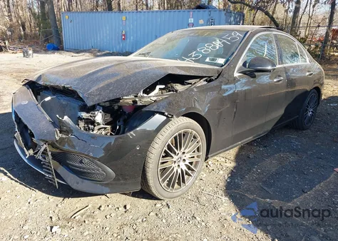 2022 Mercedes-Benz C 300 4Matic из США, поврежденный, VIN W1KAF4HB2NR034336